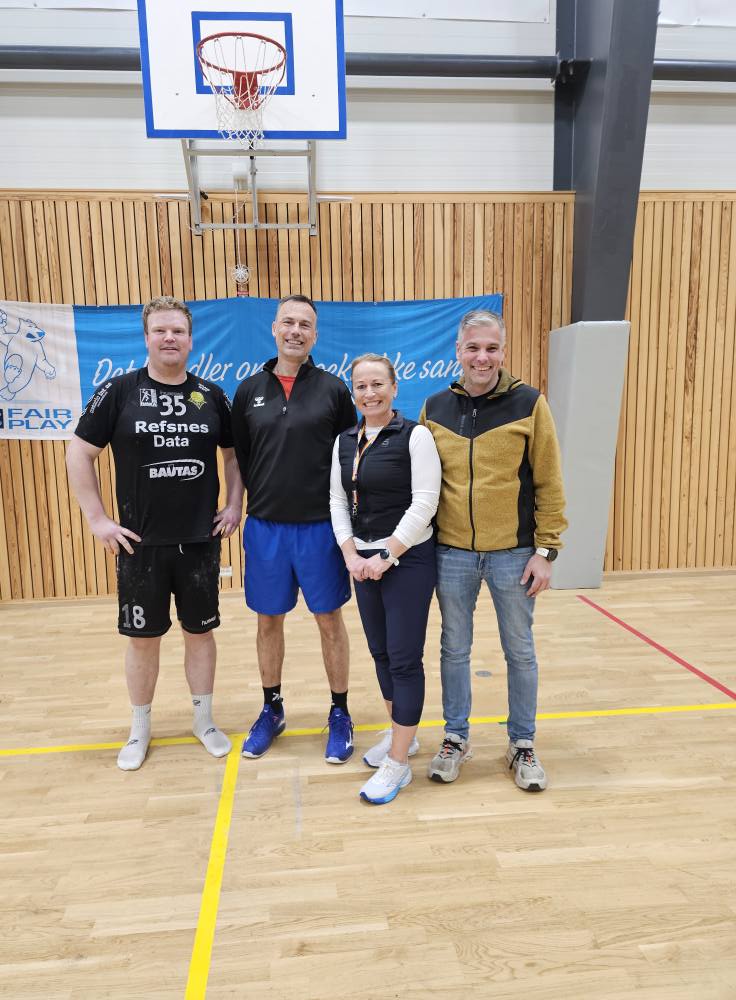 Vi er så glade for at vi endelig har et herrelag i idrettslaget igjen!